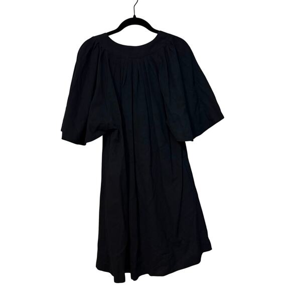 Tuckernuck Pomander Place 100% Cotton Black Finley Flutter Mini Dress Size Small - Picture 5 of 9